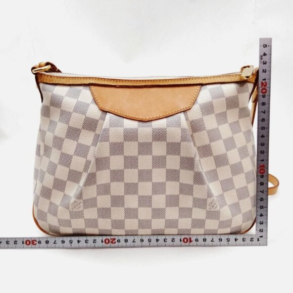 LOUIS VUITTON Damier Azur Siracusa PM - Picture 2 of 9